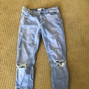 light wash ripped pacsun jeans size 24